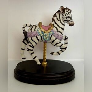 1995 Lenox Baby Zebra Carousel Babies Collection Limited Edition Mini Figurine